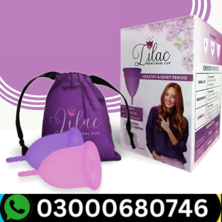 Lilac Medical-Grade FDA Approved Silicone Menstrual Cup Price in Pakistan