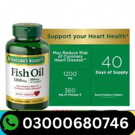Nature's Bounty Fish Oil Rapid Release Softgel Price In Pakistan